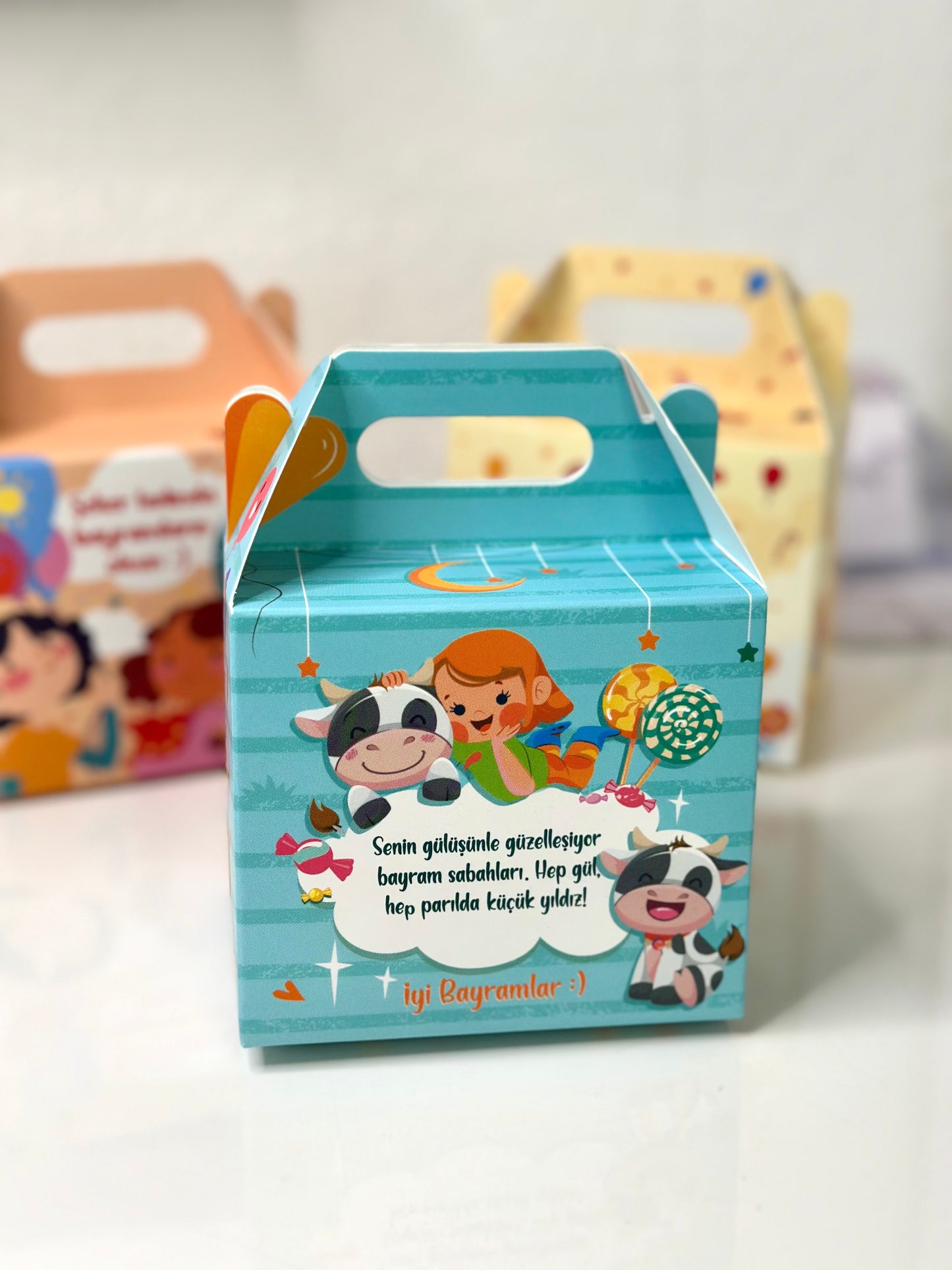 3er Pack Bayram| Eid Box für Kinder zum Selbstbefüllen