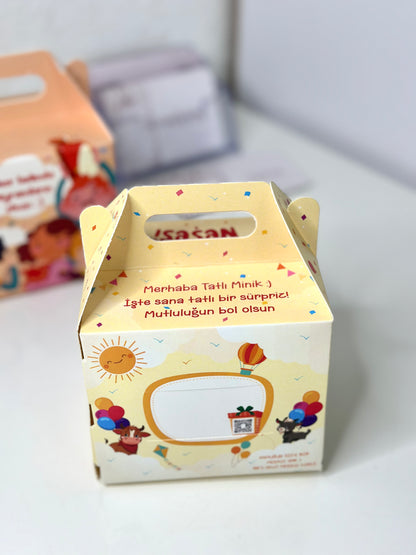 3 er Pack Bayram| Eid Box für Kinder zum Selbstbefüllen